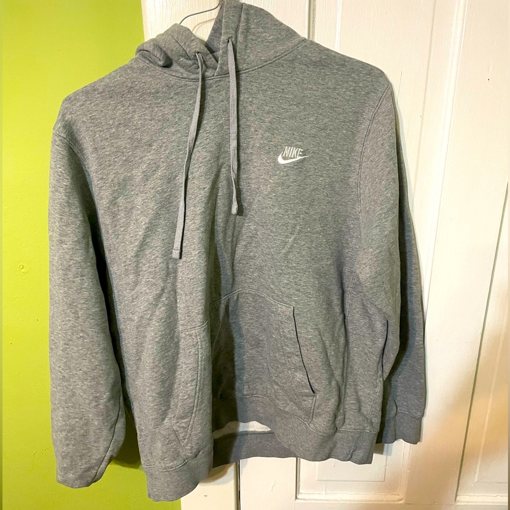 Nike Hoodie Heather Gray L Good Condition/Used